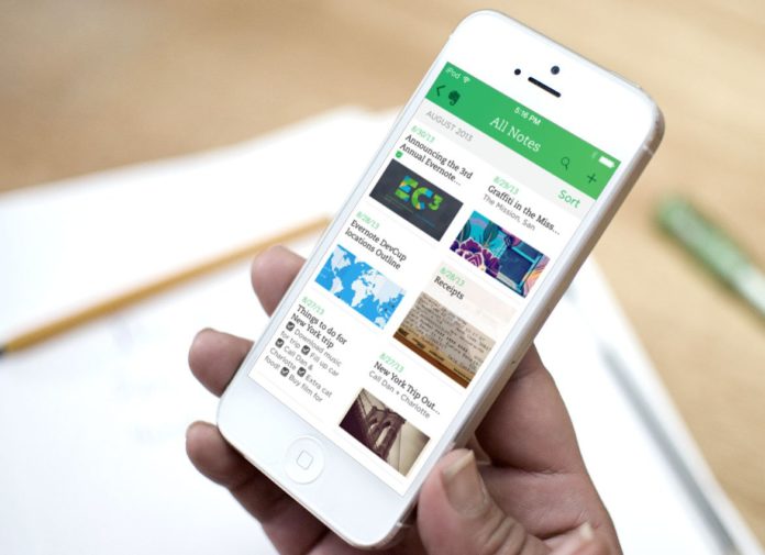 Evernote para iPhone