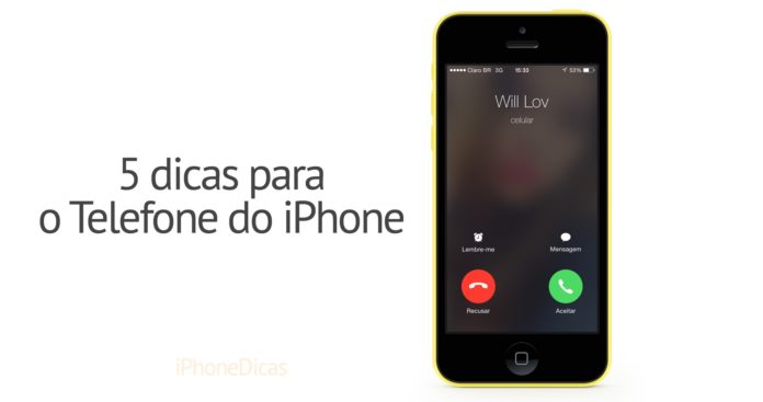 Dicas para o telefone do iPhone