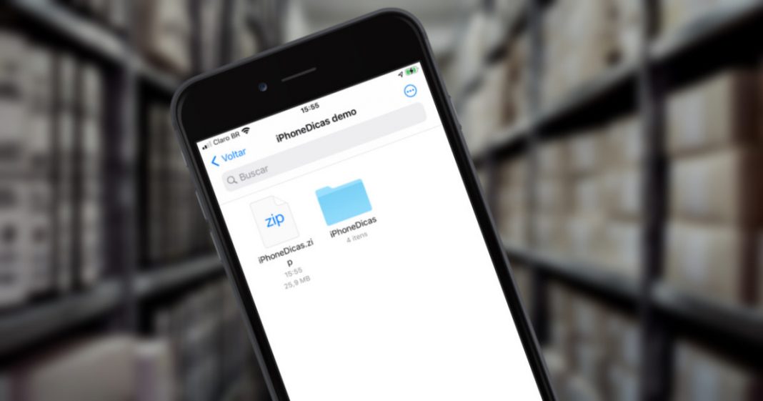 Como criar arquivos compactados (ZIP) no iPhone