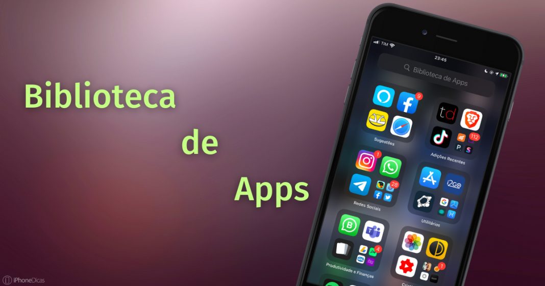 Como funciona a Biblioteca de Apps do iOS