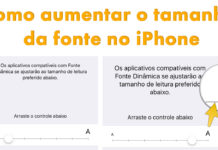 Como aumentar o tamanho da fonte no iPhone iOS 9