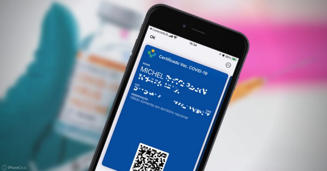 Como adicionar o Certificado de Vacinação COVID-19 na Carteira do iPhone
