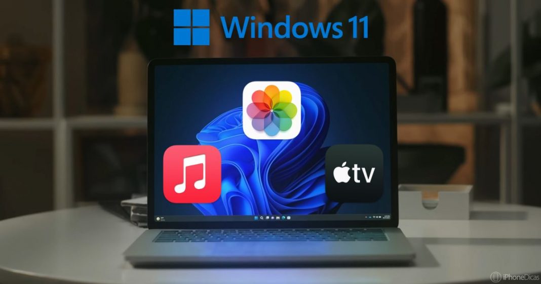 Windows 11 ganhará maior integração com serviços da Apple