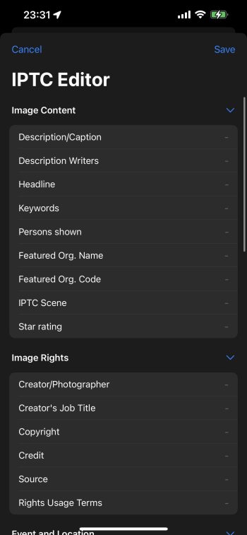 Template de IPTC 1